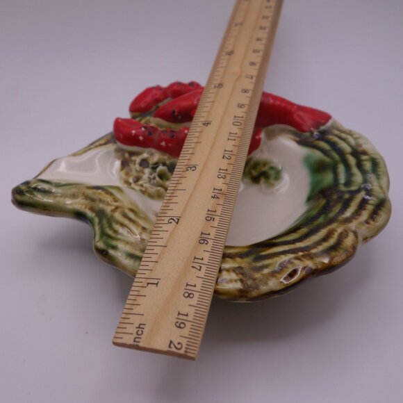Japan Ceramic Lobster Faux Pearl Ash Tray - Picture 13 of 16
